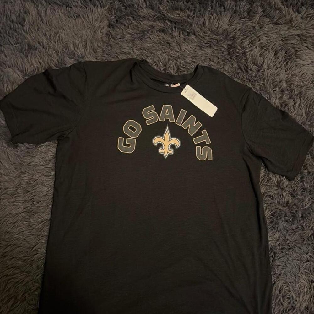 NFL Black New Orleans Saints T-Shirt Size XL
